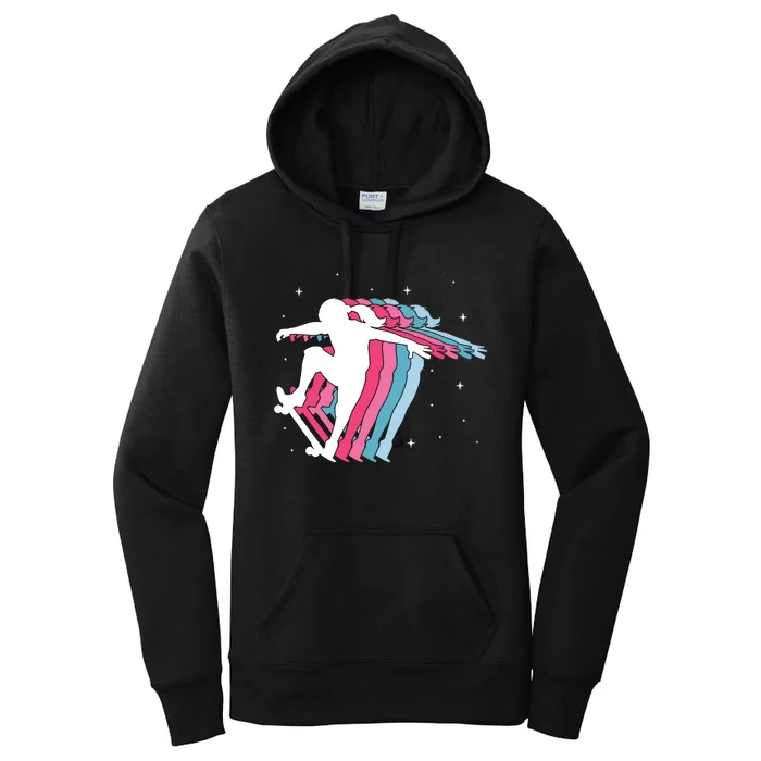 Skater Girl Skateboarder Skateboarding Gift Women's Pullover Hoodie