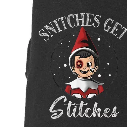 SNITCHES GET STITCHES Doggie 3-End Fleece Hoodie