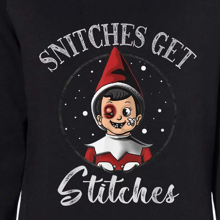 SNITCHES GET STITCHES Womens California Wash Sweatshirt