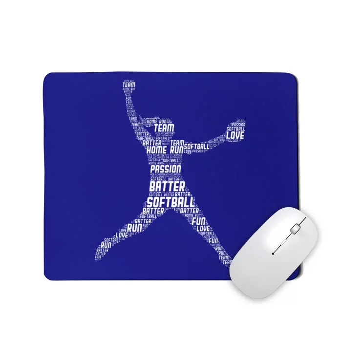 Softball Girl Mousepad