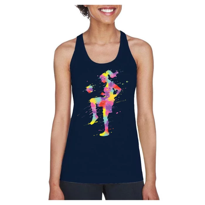 Soccer Girl Women's Racerback Tank