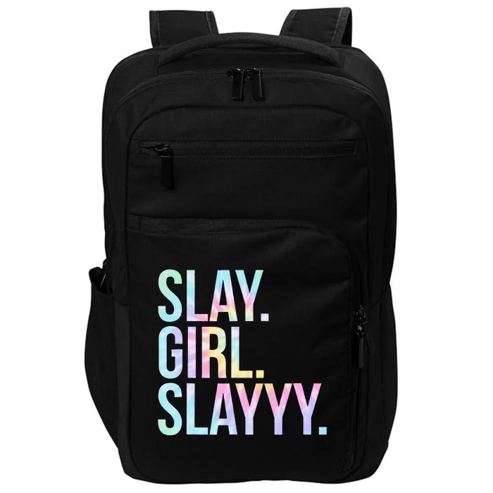 Slay Girl Slay Tie Dye Impact Tech Backpack