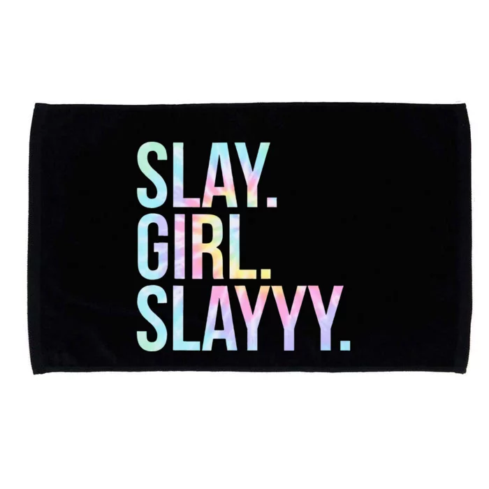 Slay Girl Slay Tie Dye Microfiber Hand Towel