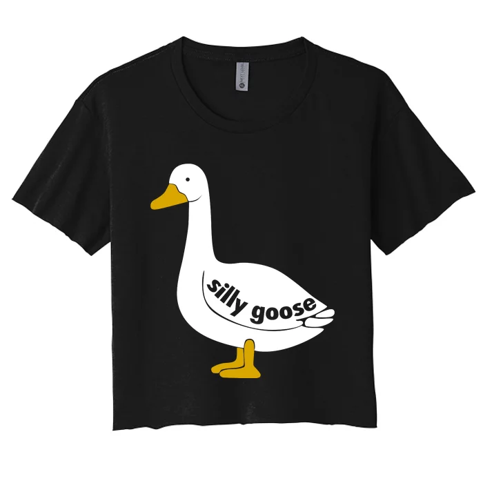 Silly Goose Women's Crop Top Tee