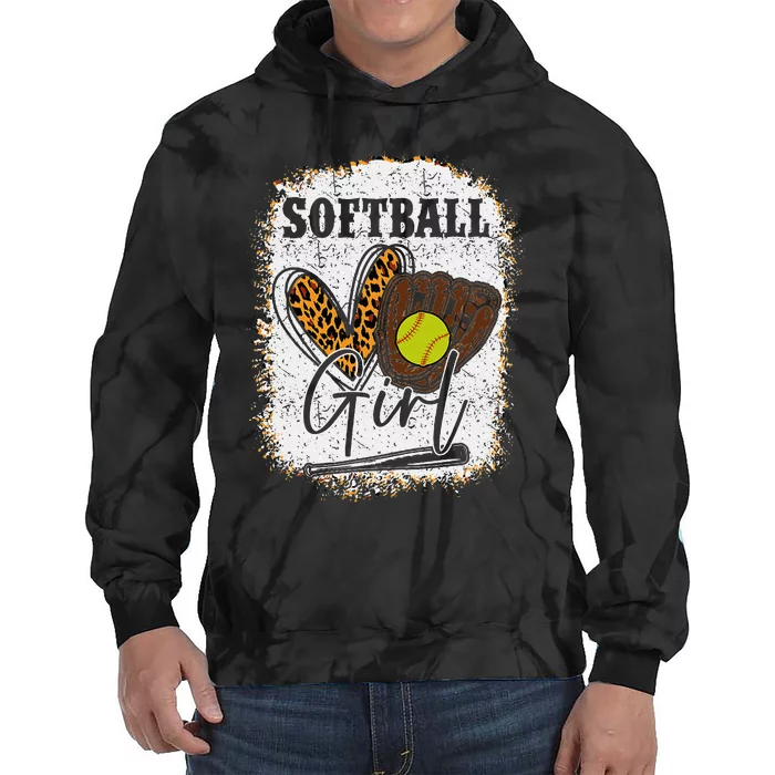 Softball Girl Tie Dye Hoodie