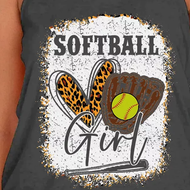 Softball Girl Women's Knotted Racerback Tank