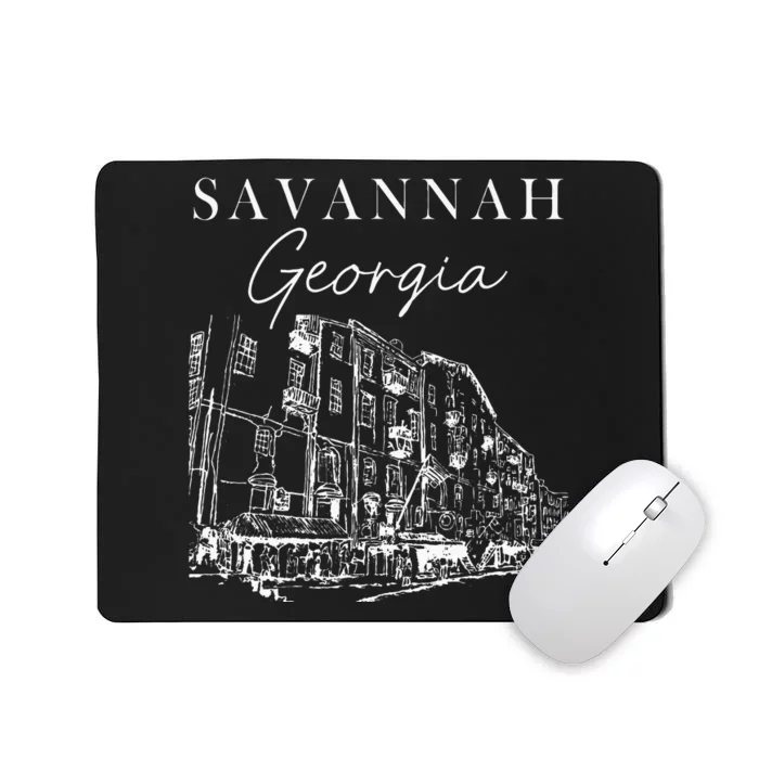 Savannah Georgia State Savannah Traveling Lover Georgia Mousepad