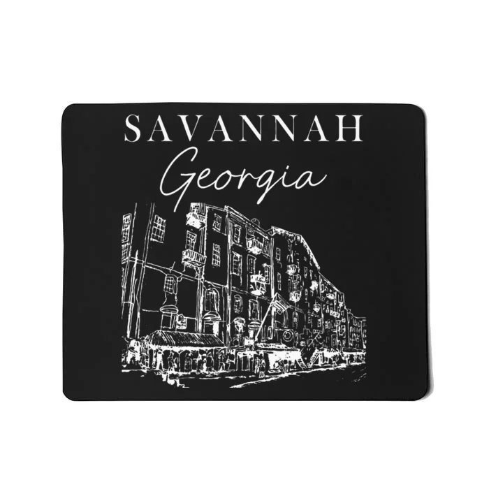 Savannah Georgia State Savannah Traveling Lover Georgia Mousepad