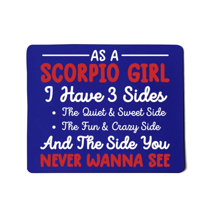 Scorpio Gift Sarcastic Birthday Humor Scorpio Gift Mousepad