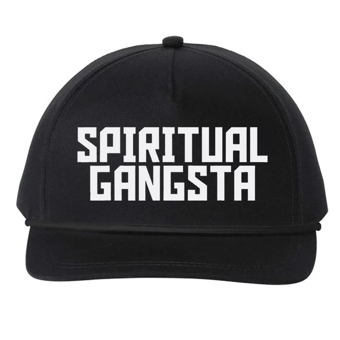 Spiritual Gangsta Spiritual Meditation Yoga Lover Snapback Five-Panel Rope Hat