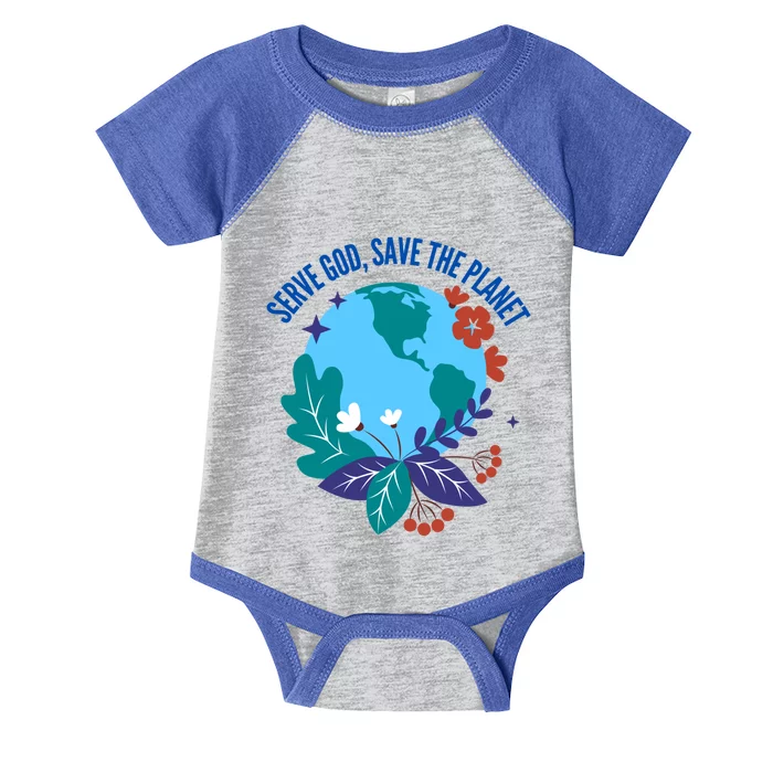 Serve God Save The Planet Gift Infant Baby Jersey Bodysuit