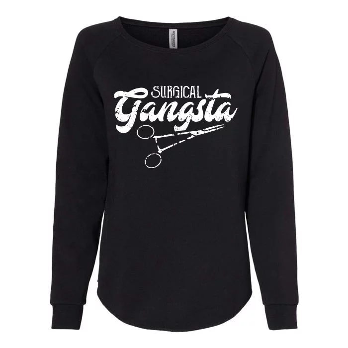 Surgical Gangsta Womens California Wash Sweatshirt