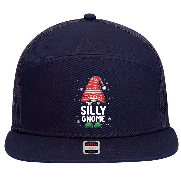 Silly Gnome Squad Funny Matching Family Group Christmas Cute Gift 7 Panel Mesh Trucker Snapback Hat