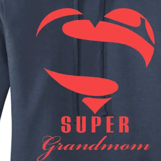 Super Grandmom Superhero Gift Mother Father Day Women's Pullover Hoodie