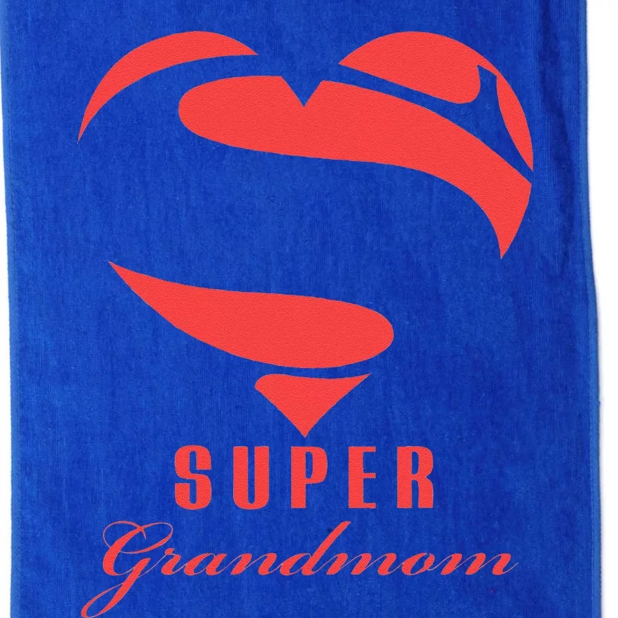 Super Grandmom Superhero Gift Mother Father Day Platinum Collection Golf Towel