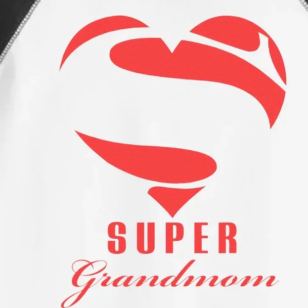 Super Grandmom Superhero Gift Mother Father Day Toddler Fine Jersey T-Shirt