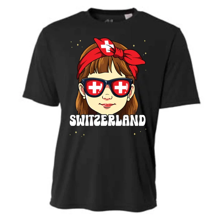 Swiss Girl Switzerland Cooling Performance Crew T-Shirt