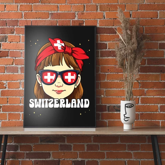 Swiss Girl Switzerland Poster