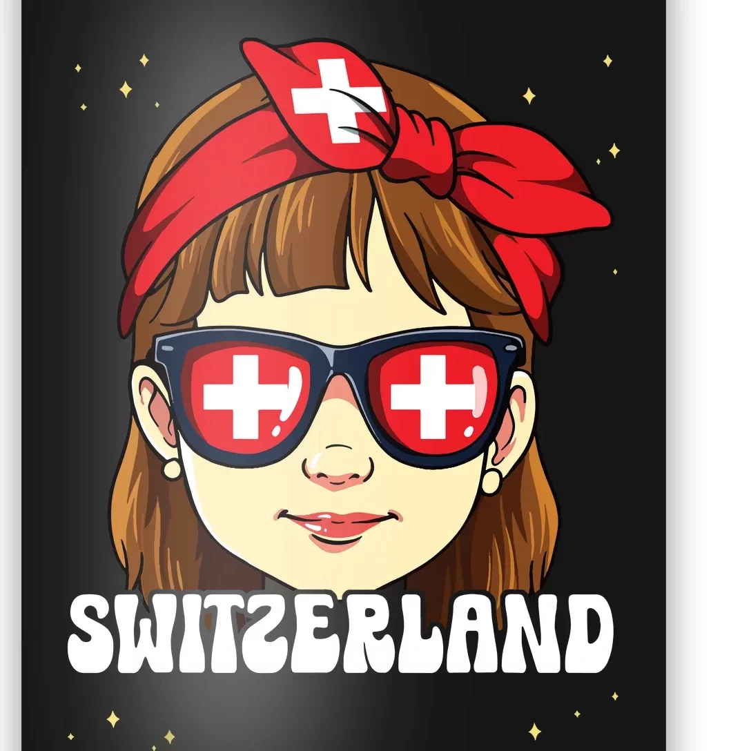 Swiss Girl Switzerland Poster