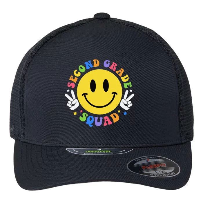 Second Grade Squad Back To School Retro 2nd Grade Teachers Flexfit Unipanel Trucker Cap