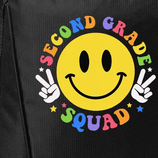 Second Grade Squad Back To School Retro 2nd Grade Teachers City Backpack