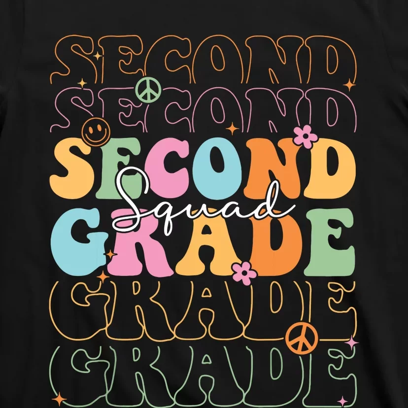 Second Grade Squad Student Teacher Gift Back To School T-Shirt