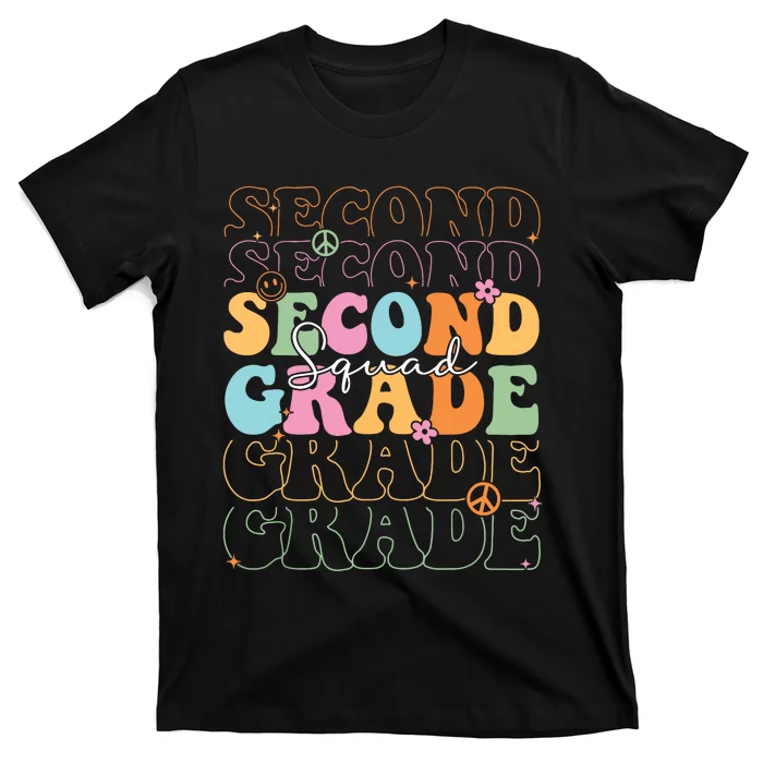 Second Grade Squad Student Teacher Gift Back To School T-Shirt