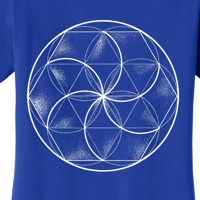 Sacred Geometry Star Tetrahedron Merkaba Women's T-Shirt