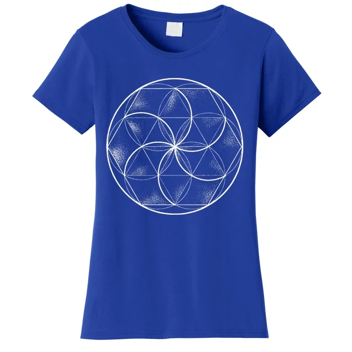 Sacred Geometry Star Tetrahedron Merkaba Women's T-Shirt