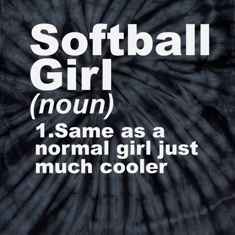 SOFTBALL GIRL Tie-Dye T-Shirt