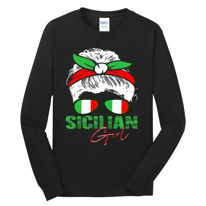 Sicilian Girl Sicily Tall Long Sleeve T-Shirt