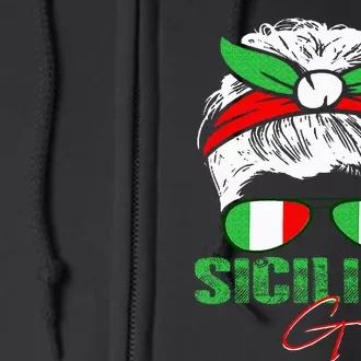 Sicilian Girl Sicily Full Zip Hoodie