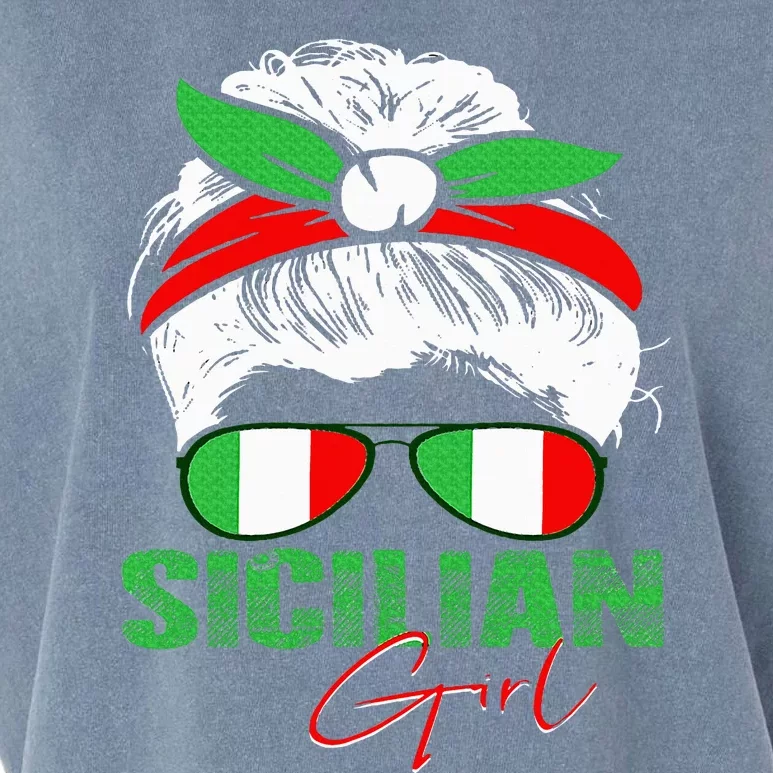 Sicilian Girl Sicily Garment-Dyed Women's Muscle Tee