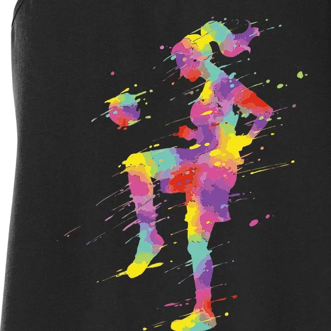 Soccer Girl Women's Racerback Tank