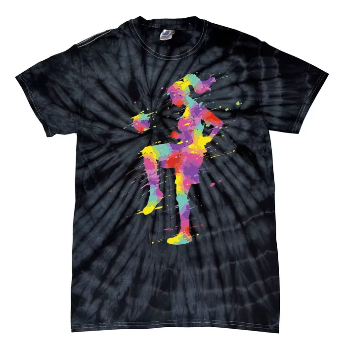 Soccer Girl Tie-Dye T-Shirt