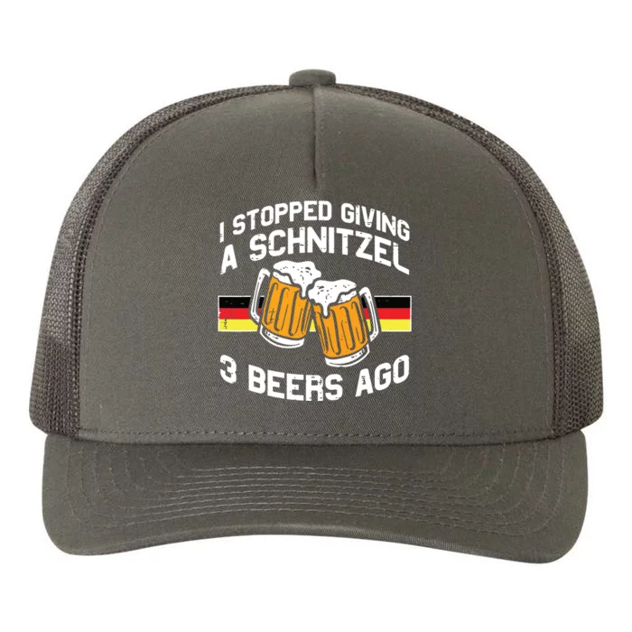 Stopped Giving Schnitzel Funny Bavaria Oktoberfest Yupoong Adult 5-Panel Trucker Hat