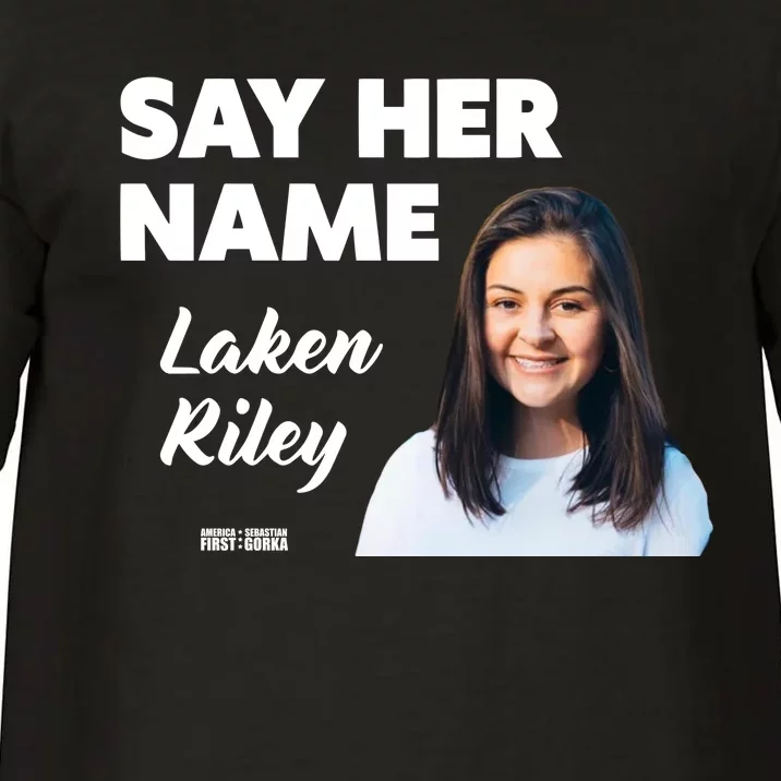 Sebastian Gorka Say Her Name Laken Riley Comfort Colors T-Shirt