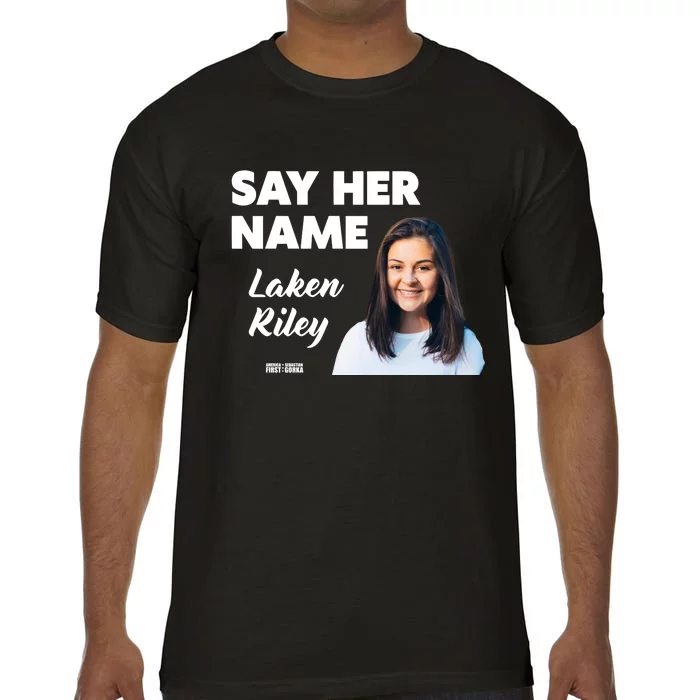 Sebastian Gorka Say Her Name Laken Riley Comfort Colors T-Shirt