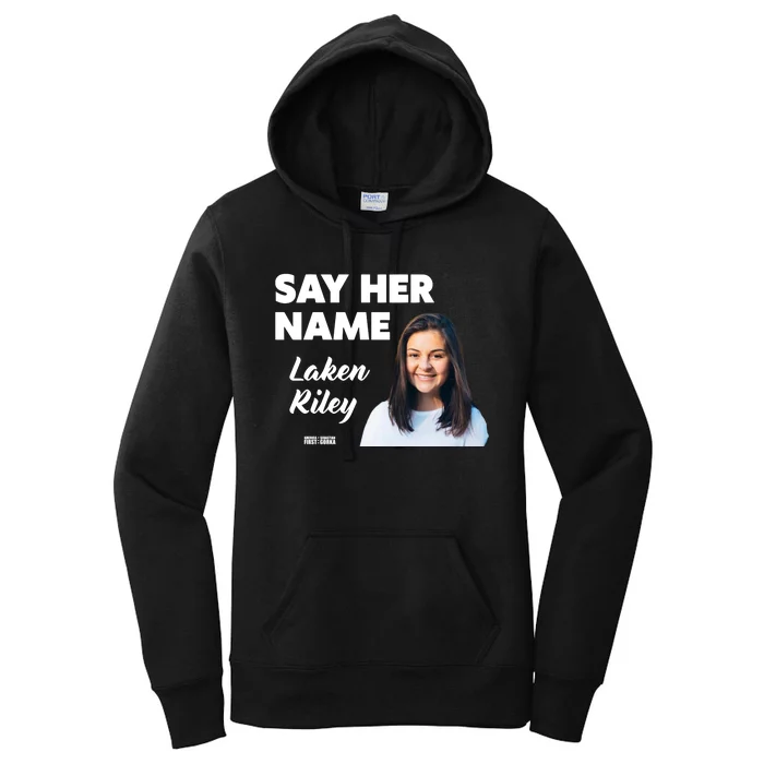 Sebastian Gorka Say Her Name Laken Riley Women's Pullover Hoodie