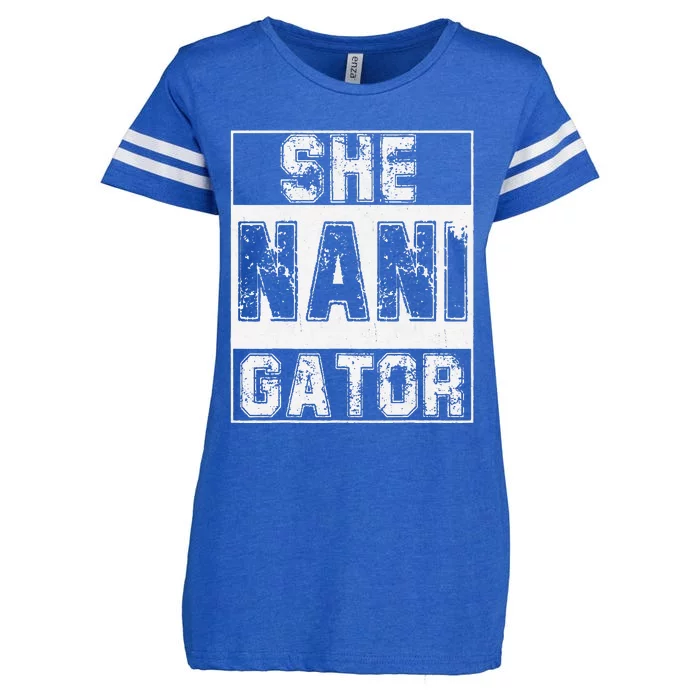 Shenanigator Great Saint Patrick's Day Gift Enza Ladies Jersey Football T-Shirt