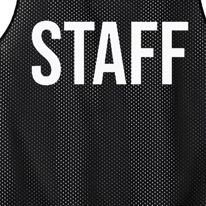 Staffer Gift Staff Double Sided Front And Back Mesh Reversible Basketball Jersey Tank