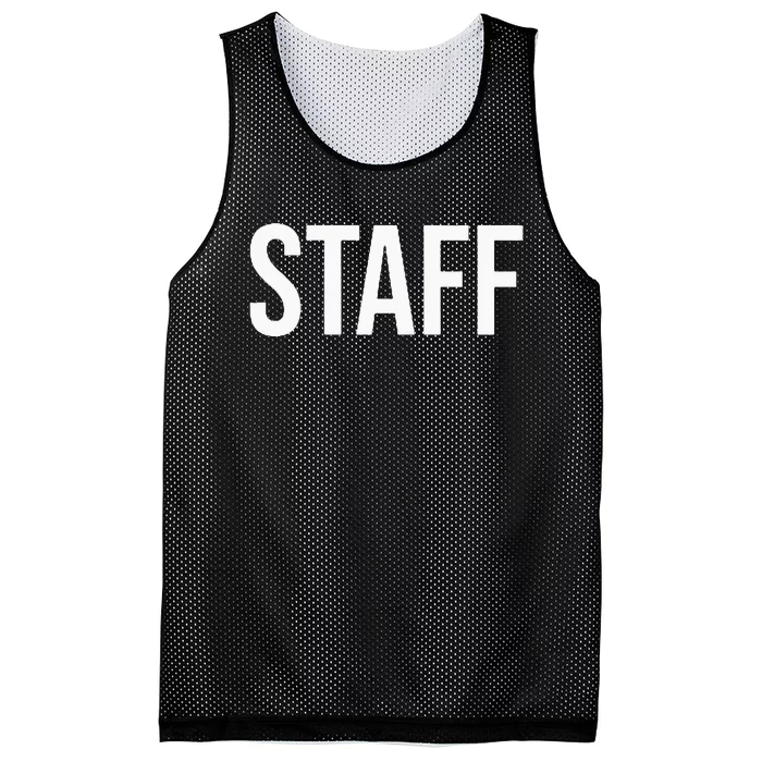 Staffer Gift Staff Double Sided Front And Back Mesh Reversible Basketball Jersey Tank