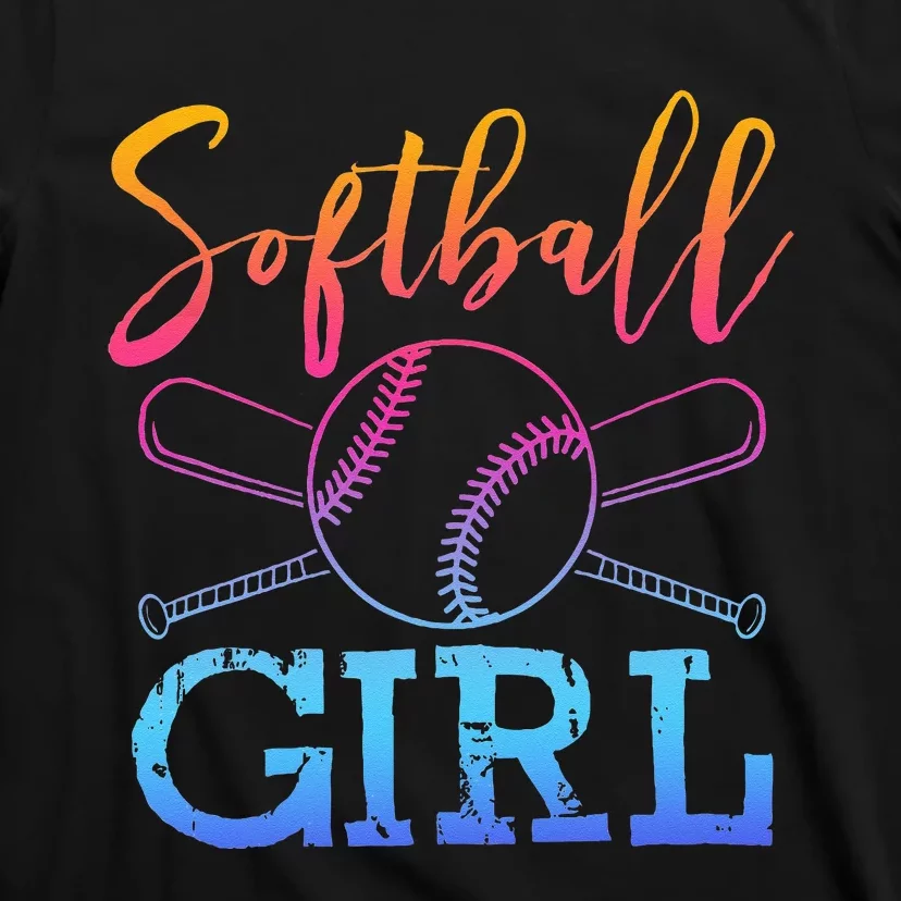 Softball Girls Softball Player Softball Girl T-Shirt