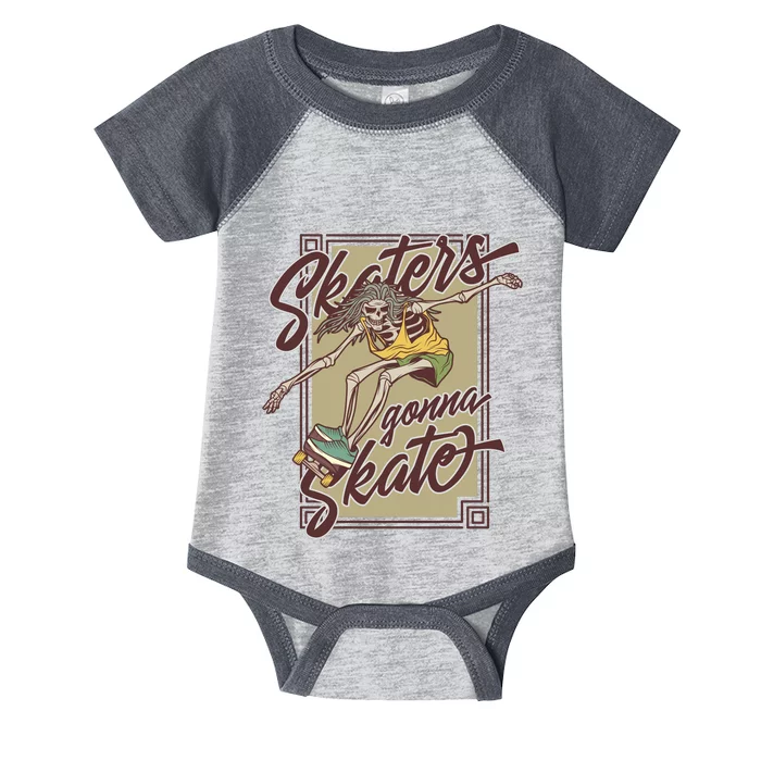 Skaters Gonna Skate Infant Baby Jersey Bodysuit