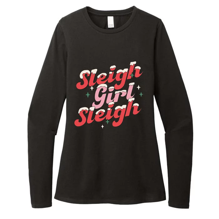 sleigh girl sleigh christmas Womens CVC Long Sleeve Shirt