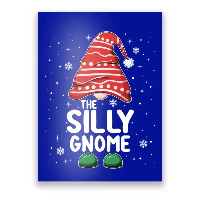 Silly Gnome Squad Funny Matching Family Group Christmas Gift Poster