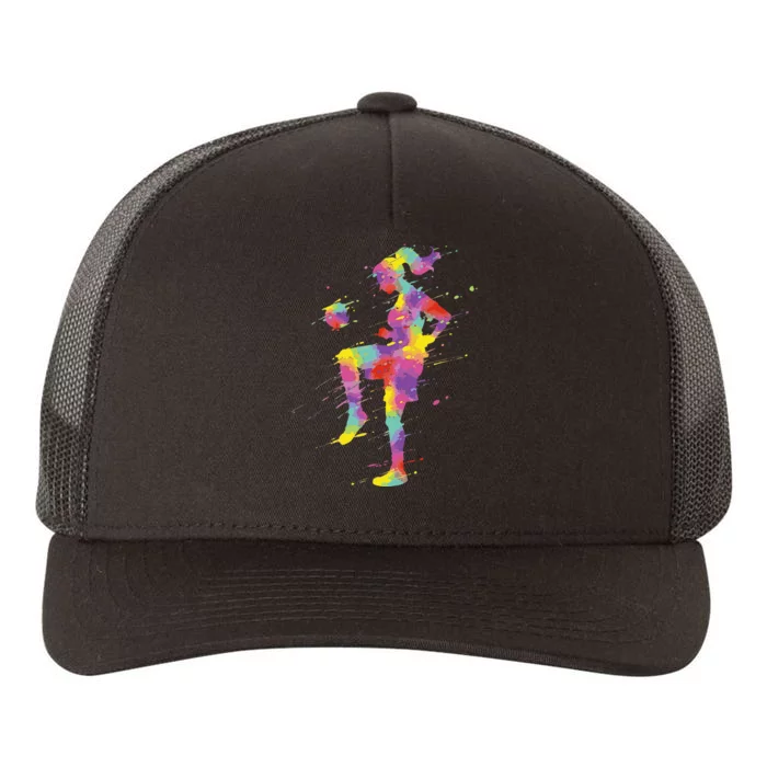 Soccer Girl Yupoong Adult 5-Panel Trucker Hat