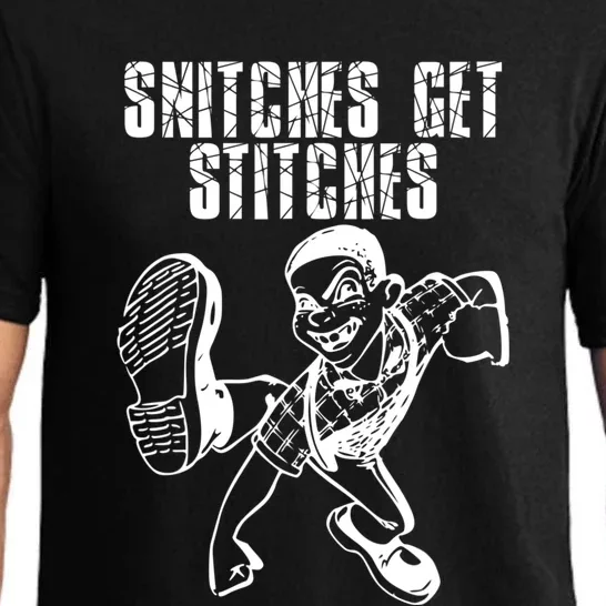 Snitches Get Stitches Pajama Set