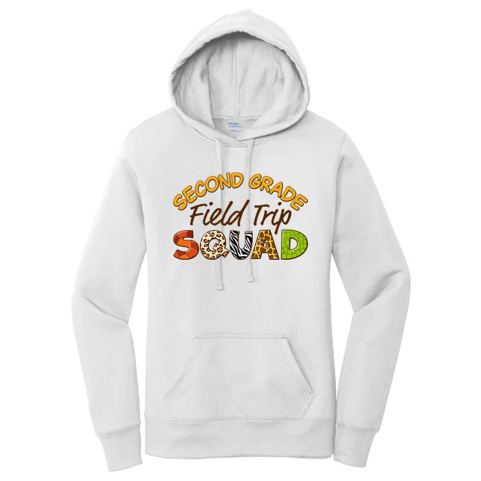 Second Grade Students School Zoo Field Trip Squad Matching Women's Pullover Hoodie