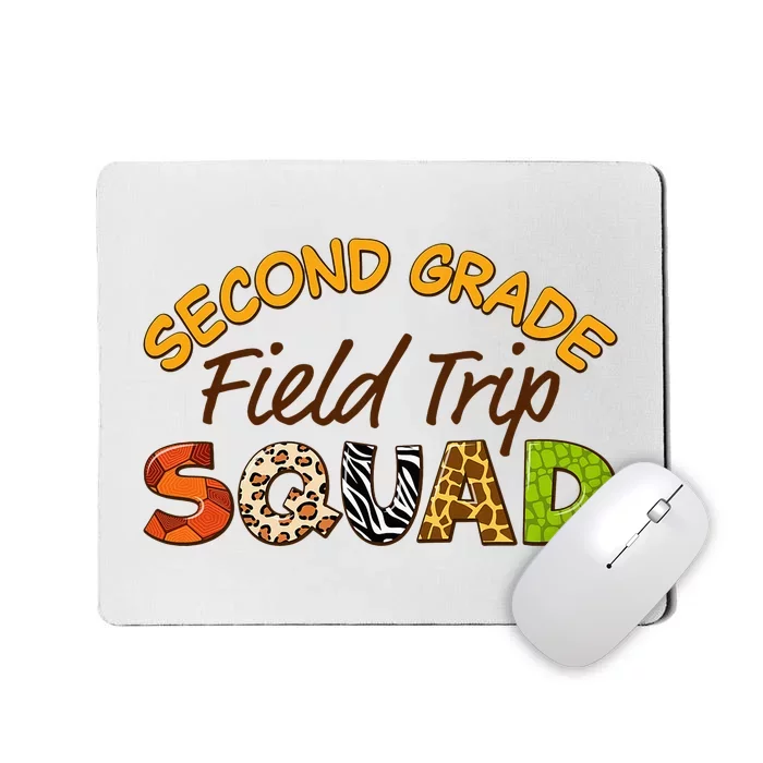 Second Grade Students School Zoo Field Trip Squad Matching Mousepad